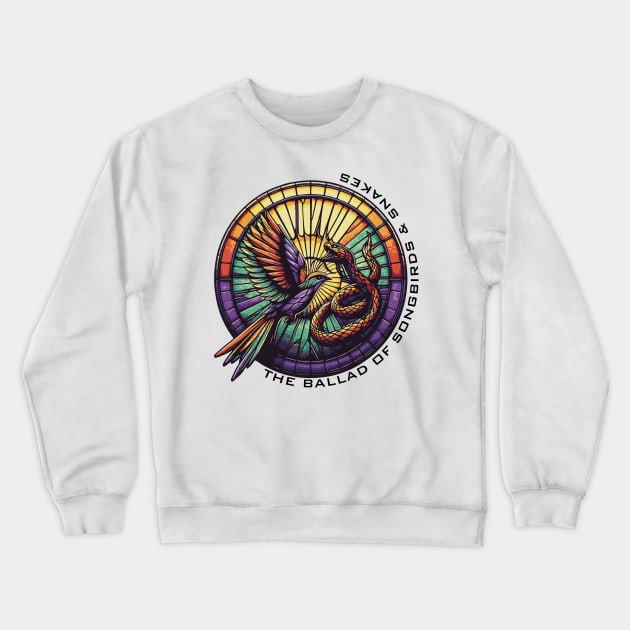 the ballad of songbirds and snakes Crewneck Sweatshirt by whatyouareisbeautiful